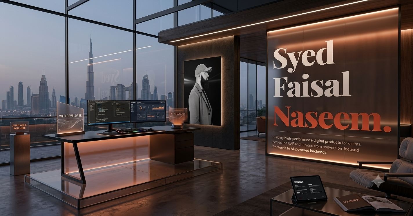 Syed Faisal Naseem - Web Developer Workspace